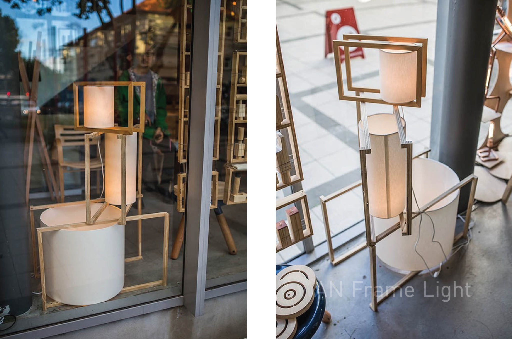Alejandro Nam Box Frame Light Sizes
