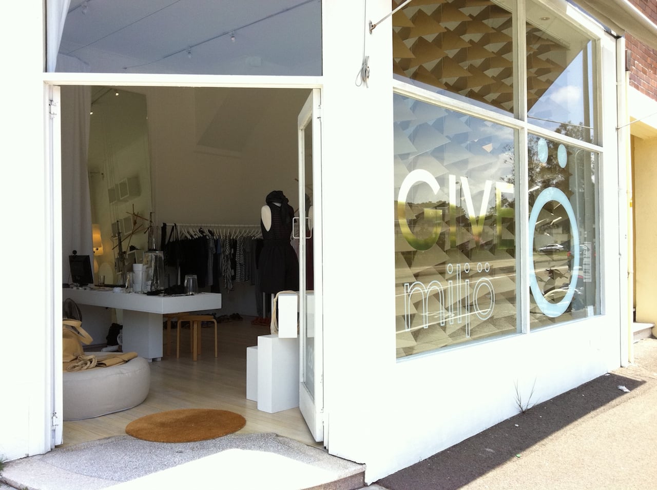 Miljo Shop Corrugated Cardboard Screen Installation Alejandro Nam